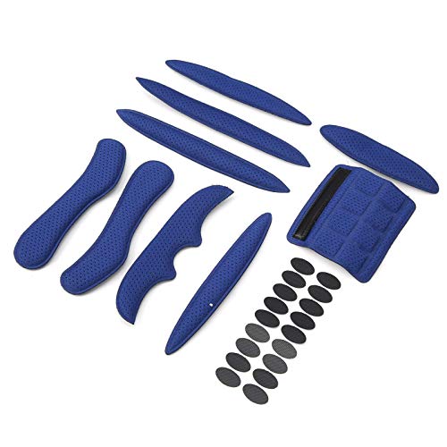 Almofada de espuma para capacete, com almofadas de capacete de gancho e presilha, macia para bicicle