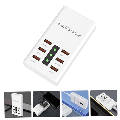 Cargador USB multipuertos de 6 puertos 30w y estación de carga de escritorio 6