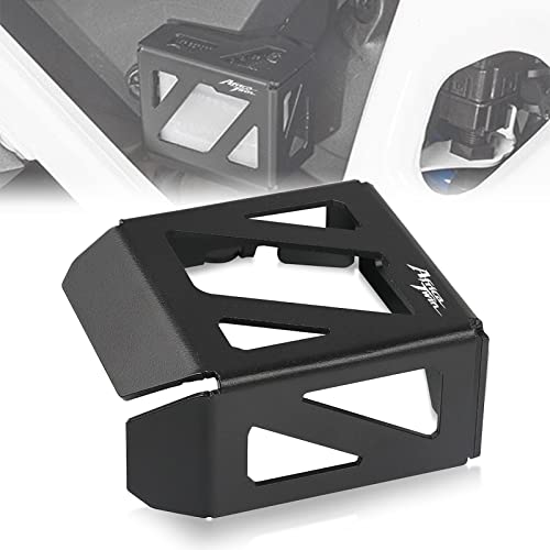 YIEBA Protecteur de Couvercle de Réservoir d'embrayage et de Frein pour Africa Twin CRF1100L Adventure S CRF1100L Adventure 2019-2021 Noir Cover