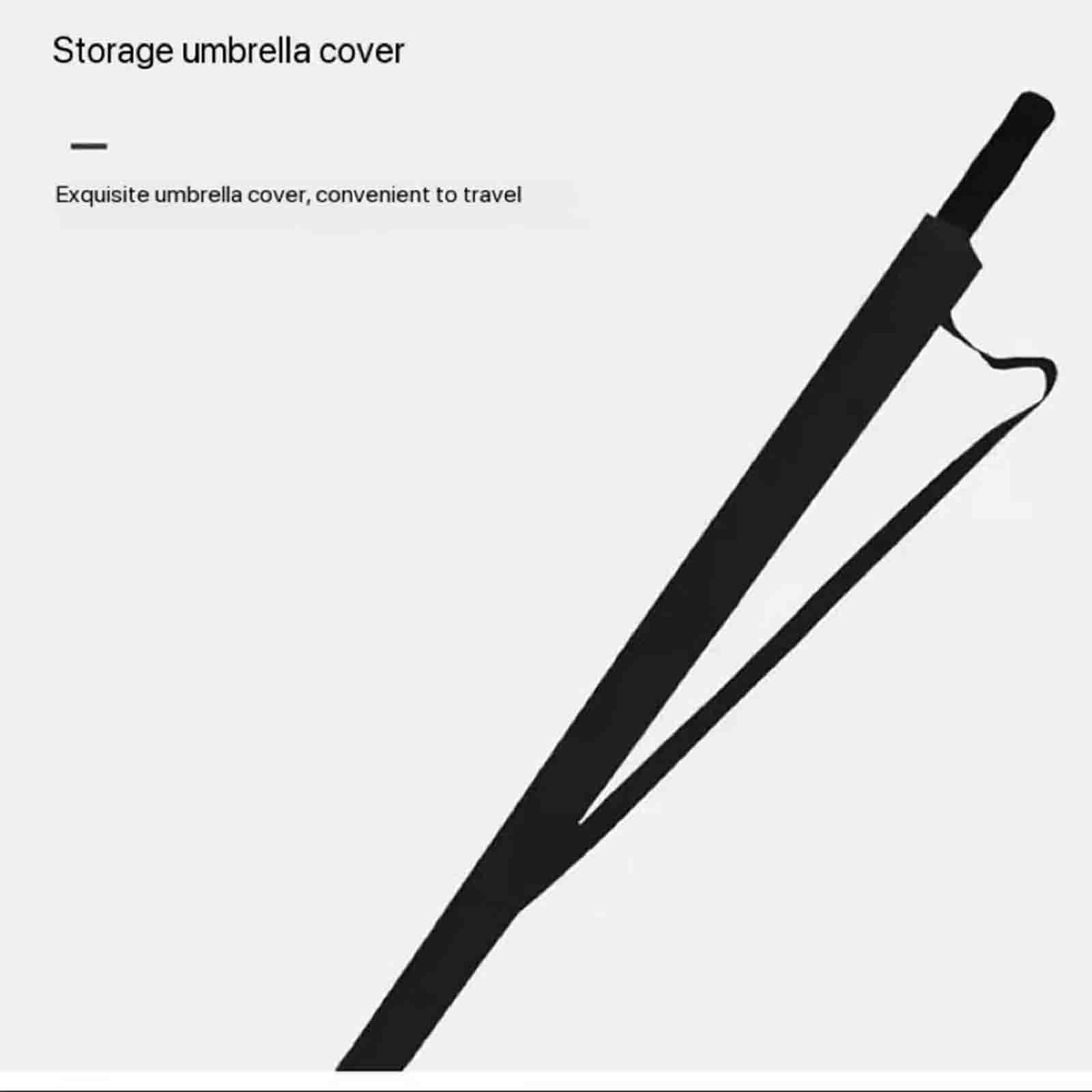 Prosty parasol 59-calowy bardzo duży parasol golfowy, ponadgabarytowy dwuwarstwowy parasol golfowy z pełnego włókna Automatyczny parasol z długim uchwytem Biznes (Blue)