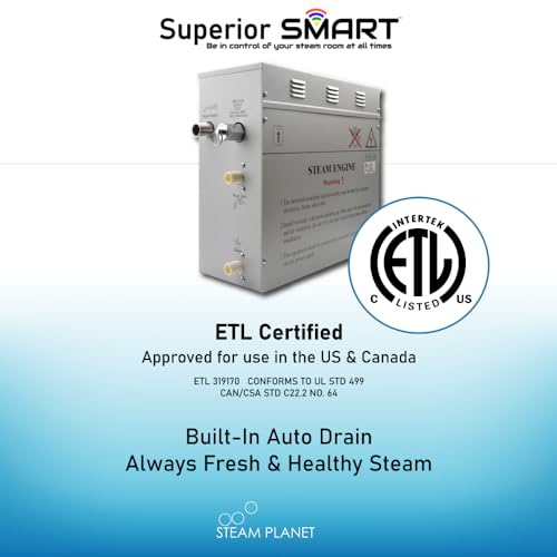 Superior SMART Steam Generator Kit 9 kW from Steam Planet