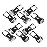 Homoyoyo 10 Stück Downlight-Federhalterung Federklemmen Einbauleuchten LED-Deckenlampenclips LED-Clips Federn für Einbauleuchten Federklemmen für Einbauleuchten kaltgewalztes Blech Schwarz