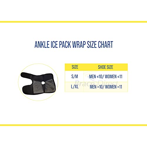 Brace Direct Night Splint (L/Xl) + Foot Ice Pack (L/Xl)- For Plantar Fasciitis Relief, Arch Support, Heel Foot Pain, Achilles Tendonitis, Drop Foot, Comfortable Fit On Left Or Right Foot #TOP7