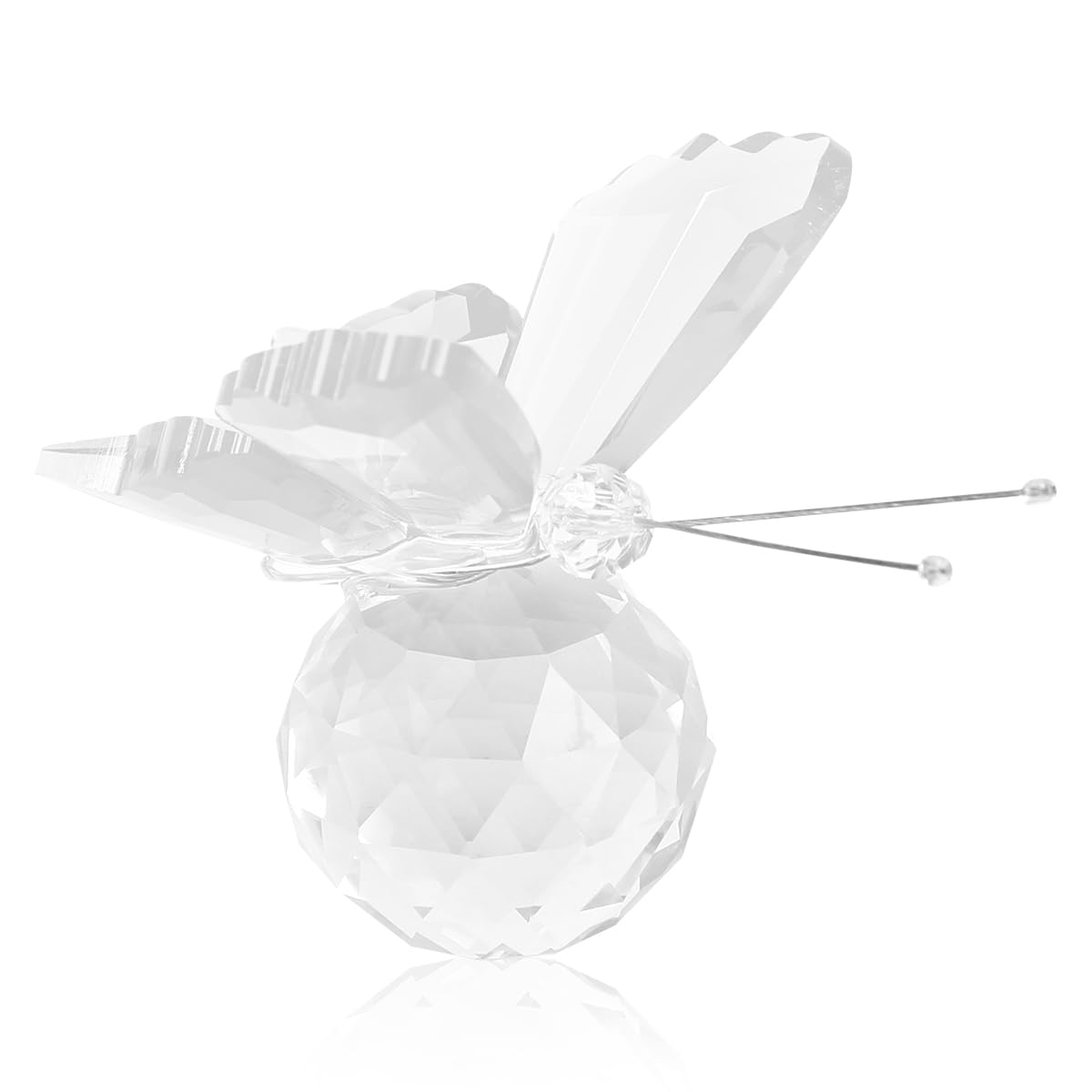 Thyonta Crystal Butterfly Ornament Desktop Decor Gift Home Decoration