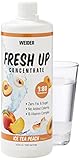 Weider Fresh Up Ice Tea Peach Getränkekonzentrat , zuckerfrei & ohne Farbstoffe, mit Vitaminen, 1 Liter