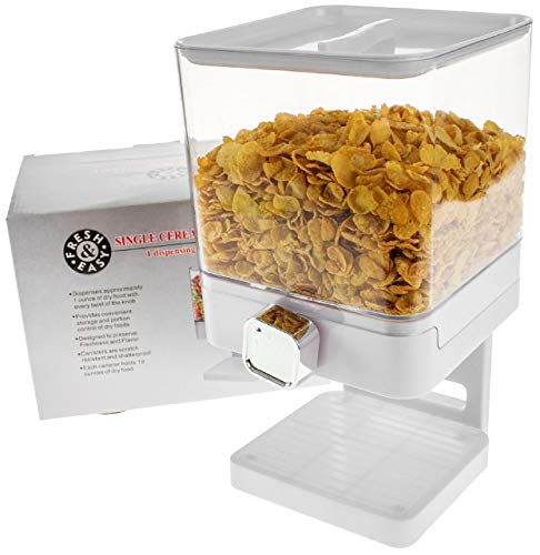 United Entertainment – Distributeur à céréales Simple Double Triple - Doppelspender Luxury - Blanc - 23x17x17 cm