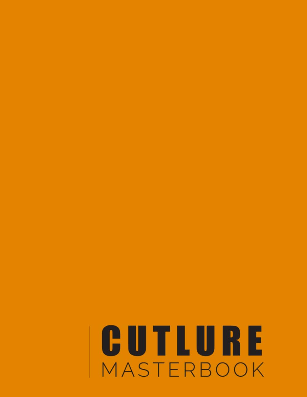 CUTLURE MÁSTER BOOK: Fundamentos del corte, técnica y formas (Spanish Edition)