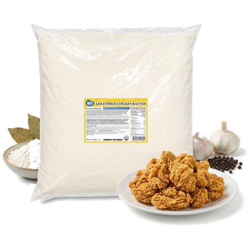 BH FOOD CARE Gold Fried Chicken Batter Mix, Korean Crispy Coating, 11.02 lb