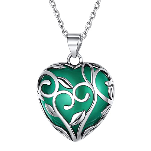 Collier argent 925 ChicSilver pendentif coeur celtique et pierre de naissance