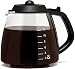 Medelco 12 Cup Millennium Style Carafe, Black GL312
