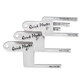 Home Sewing Depot Quick Pleater - Large Set of 3 - Includes 2', 3', and 4' Pleater