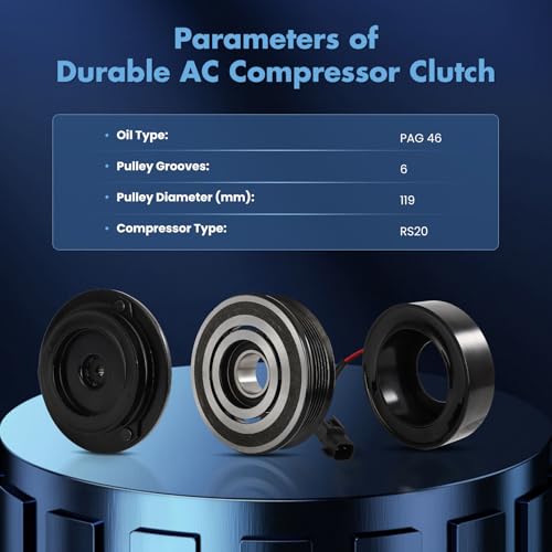 Image of ECCPP AC Clutch 2011-2016 Fit for Ford for F-250 for F-350 Super Duty 6.2L