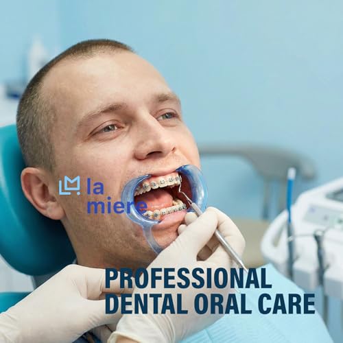 Image of LA MIERE Dental Cheek Retractor C Shape Mouth Opener Size S,M,L, Pack of 3, Blue