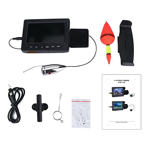 Kit de câmera de vídeo de pesca subaquática 15M/30M 1000tvl 6 PCS luzes LED IR 1W com monitor colori