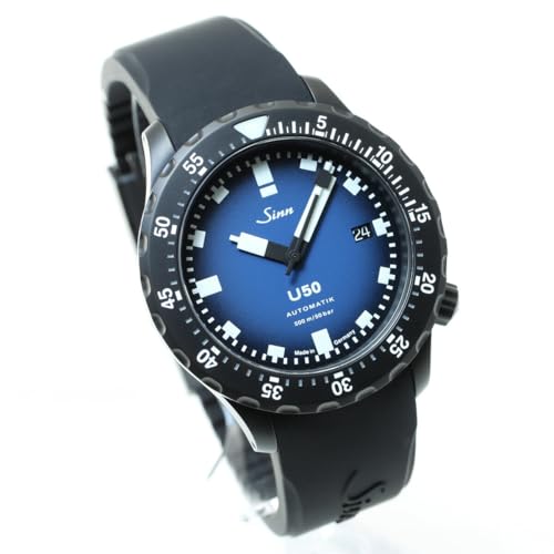 [�W��]Sinn U50.S.BS �������� ���胂�f�� �r���v �����Y Diving Watches �_�C�o�[�Y�E�H�b�` �V���R���X�g���b�v �h�C�c�� [���K�A���i]