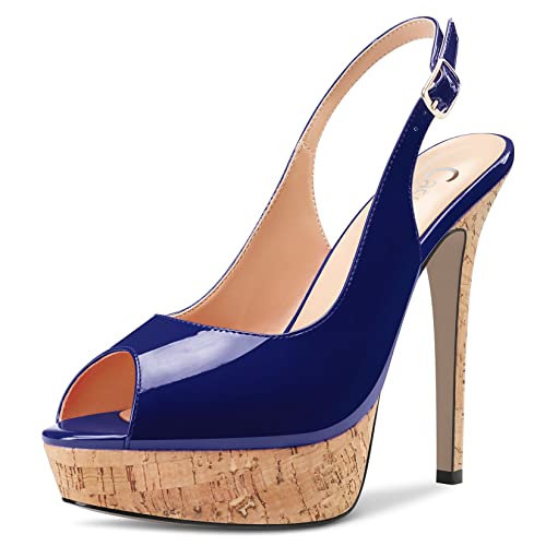Haut talon high plate-forme Castamere : sandales sexy pour soirée et mariage