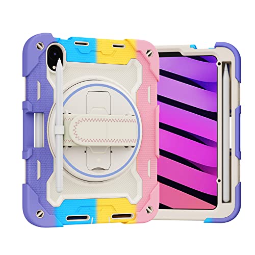Coque iPad mini 2024 antichoc rose : protection idéale en voyage et en voiture