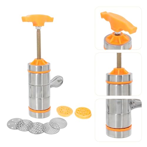 Machine à pâtes acier inoxydable au design durable et moules interchangeables