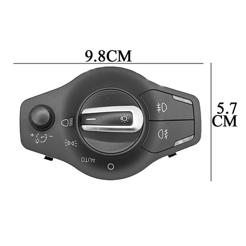 Interruptor de faros delanteros para solucionar fallos de encendido en luces de posición Audi 3