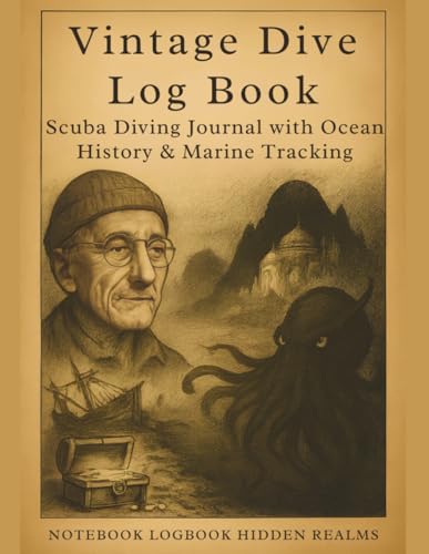 Deep Dive Log Book: Vintage Ocean Journal for Scuba Divers & Marine Explorers: Track Dives, Record Mysteries & Safety Protocols | Nautical Adventure Design