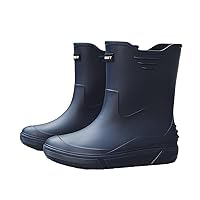 Rain Boots for Mens Rubber Boots Waterproof Water Boots for Men Garden Boots Rainboots for Fishing Boots for Men (Blue, Adult, Men, 10.5, Numeric Range, US Footwear Size System, 11, Medium)