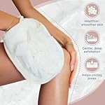 Loofah Sponge, Exfoliating Mitt Shower Loofah,Double-Sided Exfoliating Glove for Men and Women, Loofah Exfoliating Body Scrubber for Smooth Skin, Exfoliator Bath Sponges for Shower - Image 3