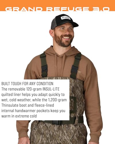 Image of FROGG TOGGS Men's Grand Refuge 3.0 Waterproof Bootfoot Wader for Hunting with Removable Insulation Liner - Slim FIT