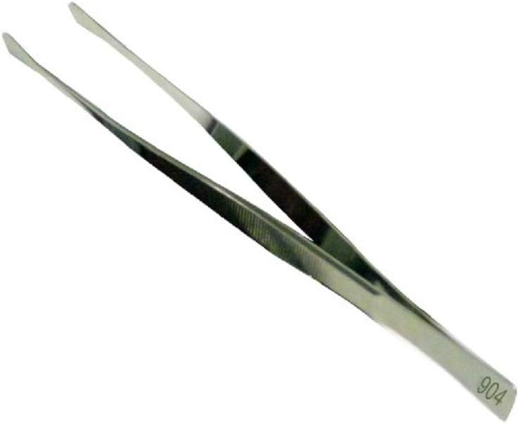 Professional Stamp Tongs 6" 904 Round Tip Tweezers
