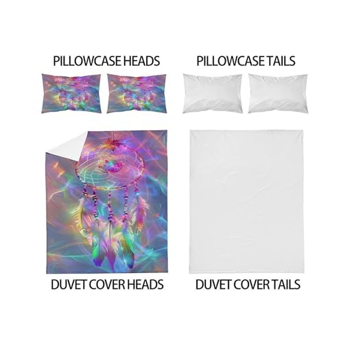 Parure de lit microfibre haut de gamme housse de couette imprimé gothique - 4