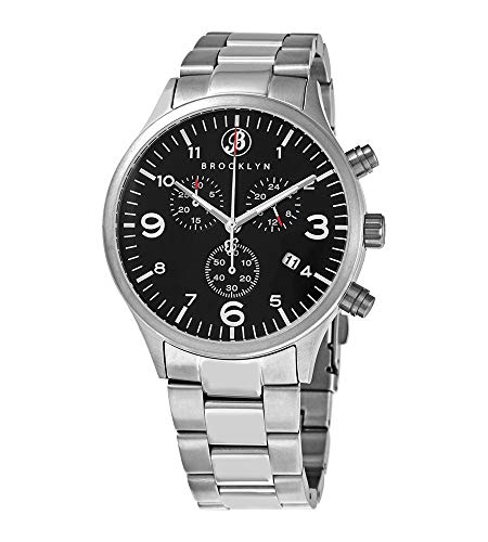 Brooklyn Watch Co. Bedford Brownstone Quartz Black Dial Men