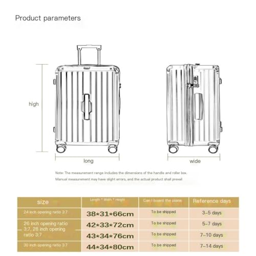 Suitcase Suitcase Password Box Suitcase Men's And Women's Ins Trend Trolley Case Men's Universal Wheel Zipper Case Suitcase Tags(Black,28)2