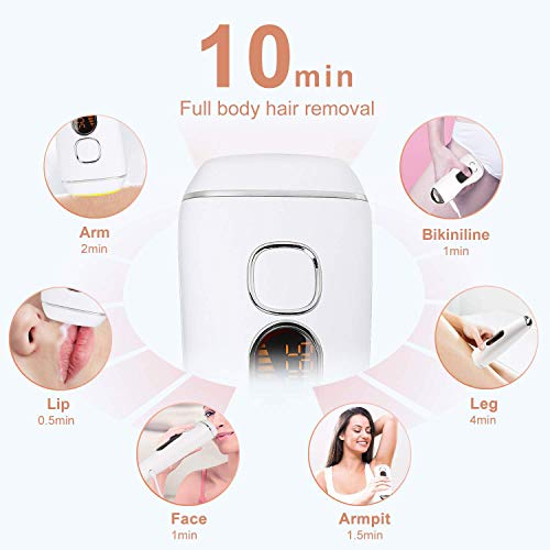 IPL Hair Removal for Women and Men Permanent Painless Hair Remover Device for Facial Whole Body At Home, Upgraded to 999,999 Flashes - Thumbnail 7
