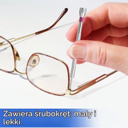 JYYWTSI Zestaw 500 małych śrub precyzyjnych w 18 rozmiarach (M1.2 – M2), śruby ze stali nierdzewnej do okularów, PC, laptopa, zegarka, smartfona, pudełko do naprawy
