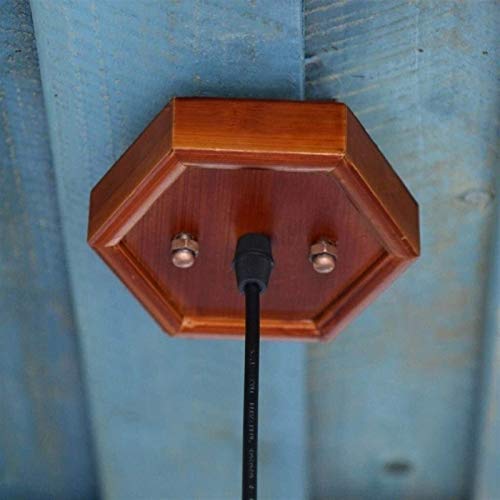 Suspension rotin tissé main lanterne E27 pour cuisine