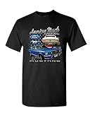 Ford Mustang Shelby 1967 GT T-Shirt American Made Muscle Cars Mens Tee Shirt Black Large