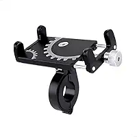 Suporte Para Celular GPS Moto Bike E Bicicleta 360 Graus Em Aluminio Articulado Guidão Universal