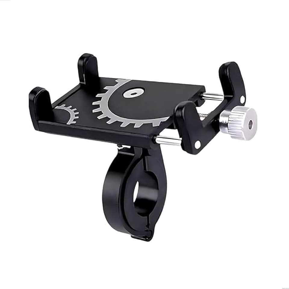 Suporte Para Celular GPS Moto Bike E Bicicleta 360 Graus Em Aluminio Articulado Guidão Universal
