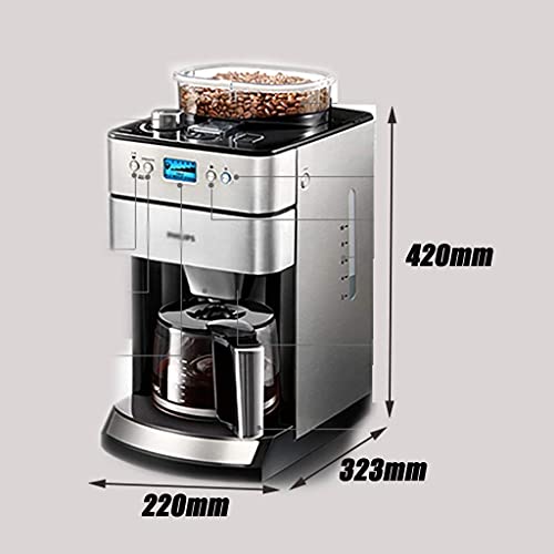 ROM Kaffeemaschine für den Hausgebrauch Automatisches kommerzielles Edelstahl-Kaffeepulver in Lebensmittelqualität mit… – Bild 4