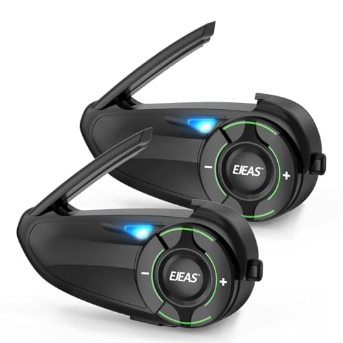 OBEST Motorcycle Helmet Bluetooth-Motorcycle Bluetooth Headset Mesh Intercom System 2-6 Riders Group Intercom,5 Channel Switching,Stereo Music Share,BT5.1 Fast Paring,Voice Assistant-picture-20