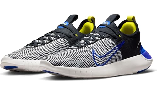 Image of Nike Mens Free RN FK Next Nature-Black /HIGH Voltage-Racer BLUE-FB1276-003-6UK, Running
