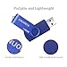 ENUODA 128GB USB Flash Drive Thumb Drive 128GB Swivel Design USB 2.0 Memory Stick High Capacity Jump Drive Pen Drive for Laptop PC Computer (Blue)
