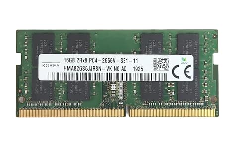 Image of 16GB DDR4 2666Mhz SODIMM Laptop RAM Memory PC4-2666Mhz HMA82GS6JJR8N-VK 2RX8 1.2v 260Pins RAM Compatible with SK hynix Memory Module (3 Year Warranty)