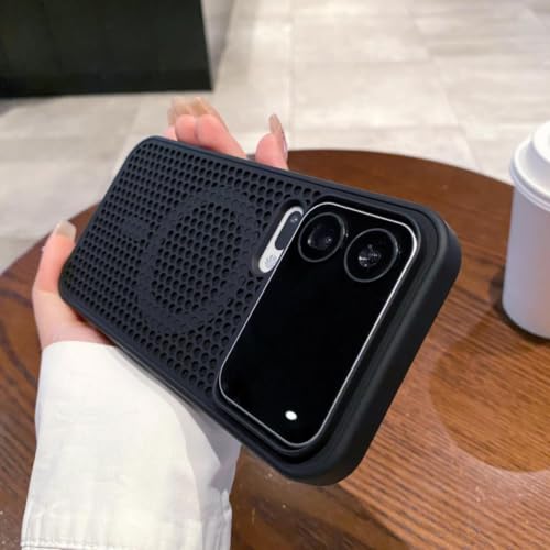 For Xiaomi Redmi K70 Pro �p �P�[�X MagSafe�Ή� ��p ���M ���b�V���\�� ���h�~ �ϏՌ� �X�}�z��p ���M �V���I�~ Redmi K70 Pro ��p �J�o�[ TPU+PC�f�� �}�O�Z�[�t �Ή� �}�O�l�b�g���� ���C�����X