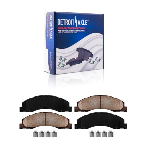 Image of Detroit Axle - Front Brake Pads for 2008-2014 Ford E-150 E-250