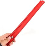 MAGICLULU 2pcs Folding Step Ladder Hinge Replacement Kit, 56cm Metal Support Rod for A-Frame Ladders, Galvanized Steel Locking Bracket Joint Connector, Red Spreader for Attic Loft Repair