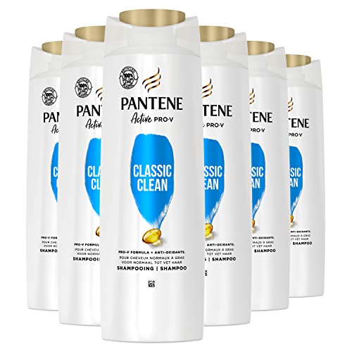 Pantene Pro V Classic clean, Shampoing anti-oxydants, 6X360 ml