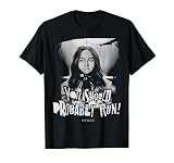 ミーガン You Should Probably Run Vintage Poster Style Tシャツ