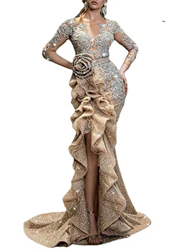 NLAVW Abendkleider für Damen, lang,...