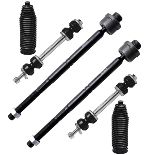 Image of Detroit Axle - 14pc Front End Control Arms Kit for Suburban Yukon XL 1500 GMC Chevy Avalanche Tahoe Cadillac Escalade ESV EXT, Control Arms Tie Rod Ends Boots Front and Rear Sway Bars Replacement