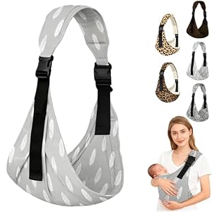 LUKIUP Draagdoek voor pasgeborenen, verstelbare heupdrager baby, babydrager zijkant, ergonomische draagdoek voor pasgeborenen tot 0-36 maanden, peuters tot 20 kg (A)